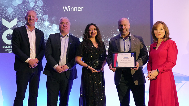 Peer Support winner Bedfordshire Police