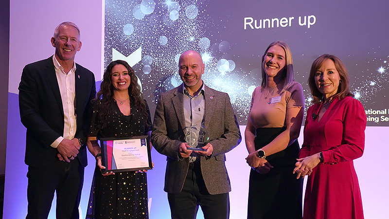 Staff engagement runner up Bedfordshire Police