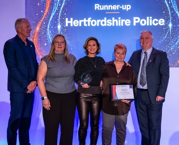 Peer Support runner up Hertfordshire Police